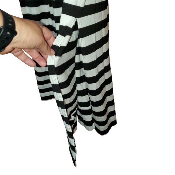 xhilaration Black and White Striped Maxi Sleeveless Dress XL/TG - Picture 5 of 5